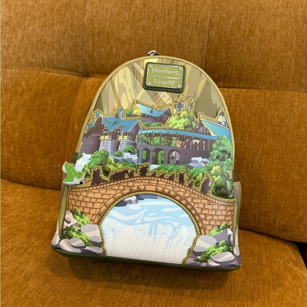 Loungefly Rivendell Lord of the Rings Mini Backpack NWT